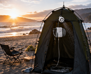 Douche portable rechargeable