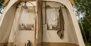 Tente de douche Premium